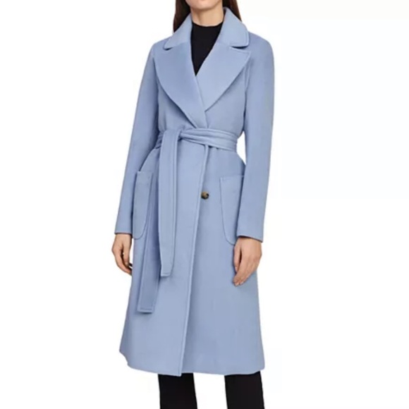 Reiss Jackets & Blazers - Reiss blue wool pea coat size 6